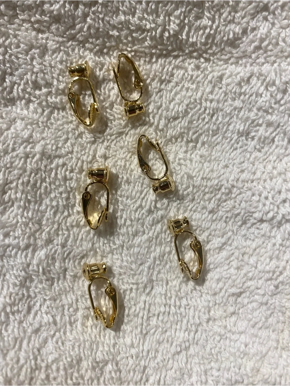 Gold Pierced to Clip-On Converter Kit Earring Backs - Set of 3 (RR)